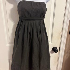 Beautiful Gap brown strapless dress sz S